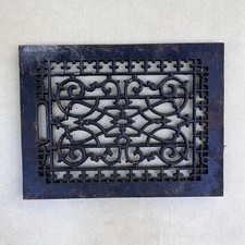 Antikes Gitter Gusseisen Ablauf Lüftungsgitter 19. jh