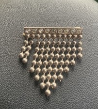 Feine Silberfarbige Gablonzer