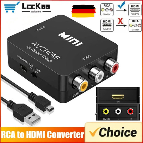 AV-zu-HDMI-Adapterkonverter