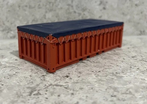Corgi brown blue container - -,