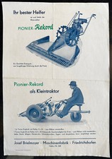 Prospekt Brielmayer Friedrichshafen Einachs - Schlepper wie Holder um 1950