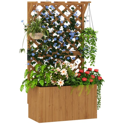Hochbeet pflanzkasten mit - hochbeet,
