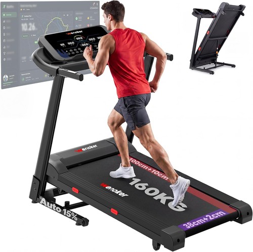Laufband klappbar steigung - 15%,
