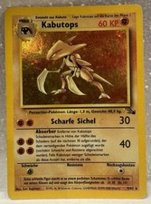 Pokémon Kabutops 9/62 Fossil Holo Rare - WOTC 2000 Vintage Sammelkarte TCG