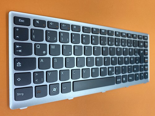 Tastatur schwarz silber - schwarz.,