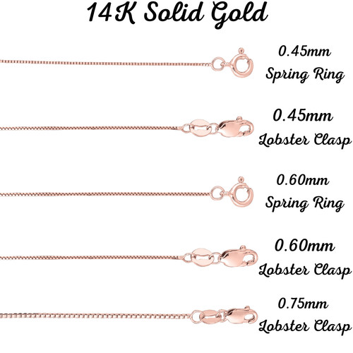 14k massive rotgold box - 14k,
