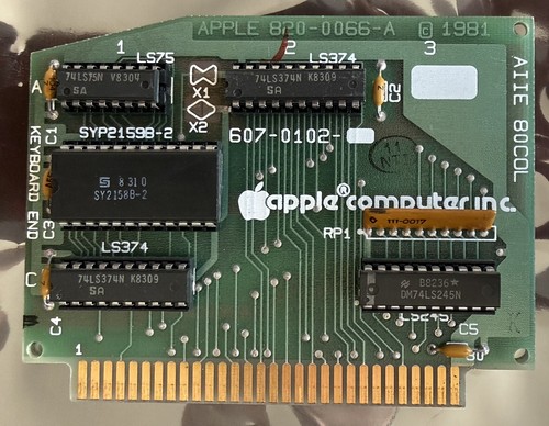 Apple iie aiie - iie, 80