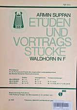 Armin Suppan-Etüden u. Vortragsstücke f. Waldhorn in F-Pflichtstücke - Nr. 8115