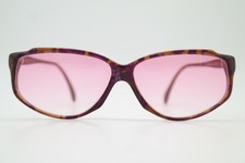 Vintage Sonnenbrille KATHLEEN MADDEN N.Y. MADISON 455 Braun Violett Gold Oval 