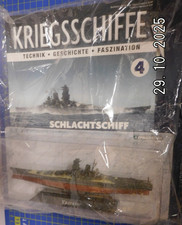 Die Cast DeAgostini 1:1250 Kriegsschiffe: Schlachtschiff  Yamato  mit Heft OVP