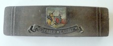 Antike uralte Blechdose Blech-Schachtel A.W. Faber Castell m. Wappen RAR