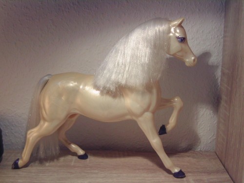 Barbie pferd palomino - barbie, perlmutt