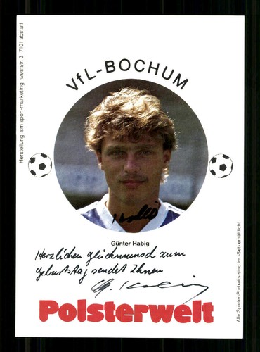Günter habig autogrammkarte - günter,
