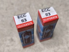2 Telefunken ECC83 Röhren