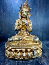 alte antike vergoldete Bronze