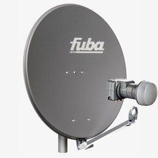 Fuba DAL 802 A Sat Anlage Antenne Schüssel Spiegel Twin LNB DEK 217 2 Teilnehmer