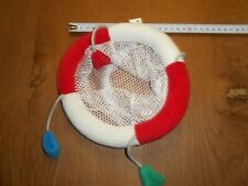 Brio Eisenbahn Netz Fangkorb Fangnetz Ring rot-weiß mit vier Bänder Auffangnetz