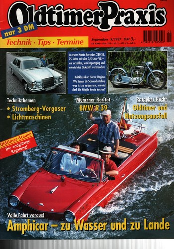 Zeitschrift oldtimer praxis - zeitschrift, #9