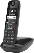 Gigaset AS690 Schnurloses DECT-Telefon mit Basisstation Haustelefon Schwarz