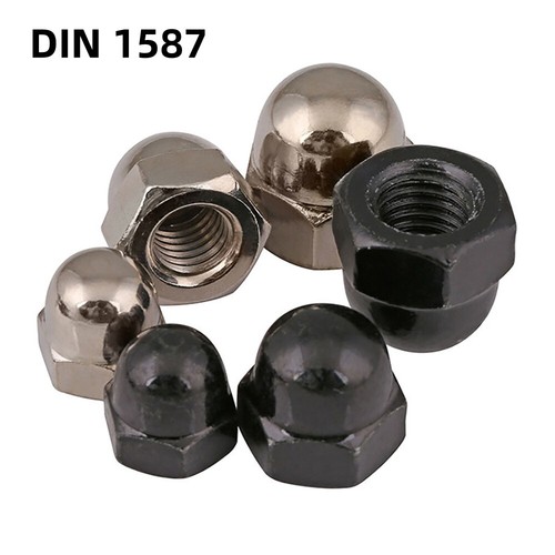 Hutmutter din 1587 schwarz - 1587,