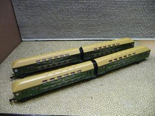 Spur N TRIX 13392 Doppelstockwagen  DRG 2er Set grün braun 