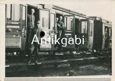 Foto WK2 deutsche Reichsbahn Soldaten in Bereitschaft, Bilder v. Fritz B. C1.22