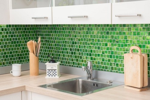 Glasfliese mosaik spiegel - glasfliese,
