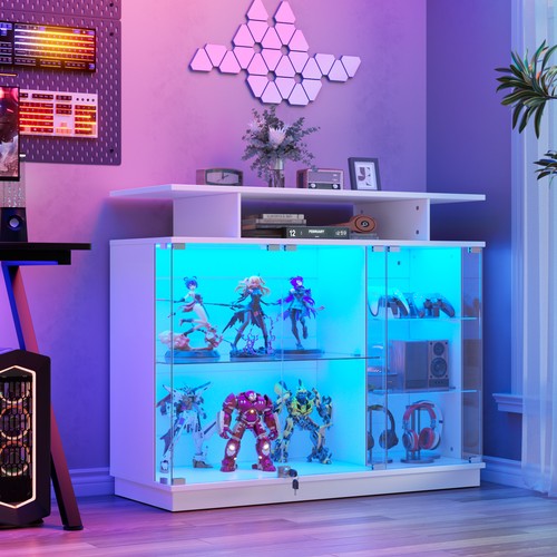 Glasvitrine mit led - glasvitrine,