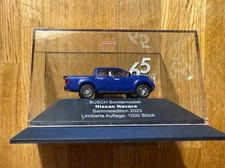 Top: Busch Nissan Navara Sondermodell Blau Automodell 1:87 In PC Vitrine!