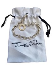 Thomas Sabo Charm Club Armband Damen Silber Schriftzug Elegant