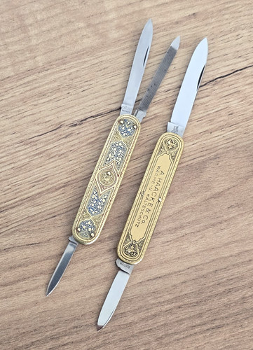 Vintage klappmesser - 2x,