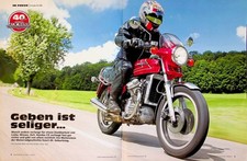 Motorrad Classic 2303) Honda CX 500 mit 50PS in einer seltenen Vorstellung auf 1