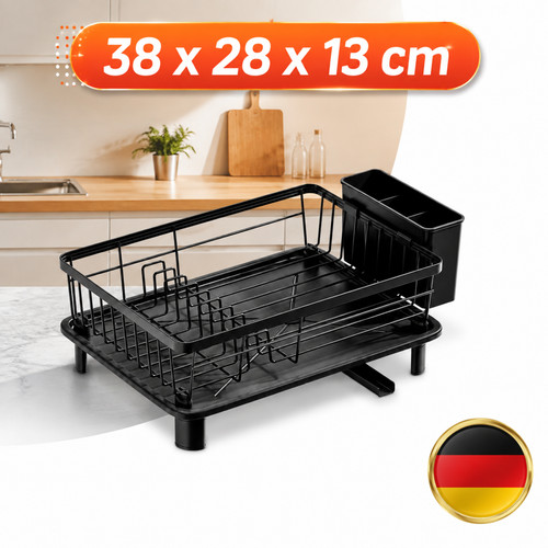 Schwarz geschirrtrockner - schwarz,