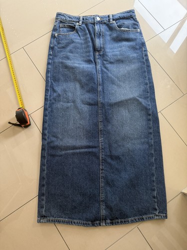 Zara maxirock blau denim - ,