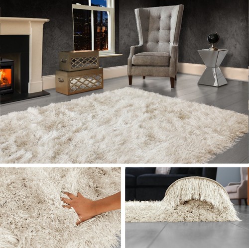 Elfenbein creme großer shaggy - elfenbein,