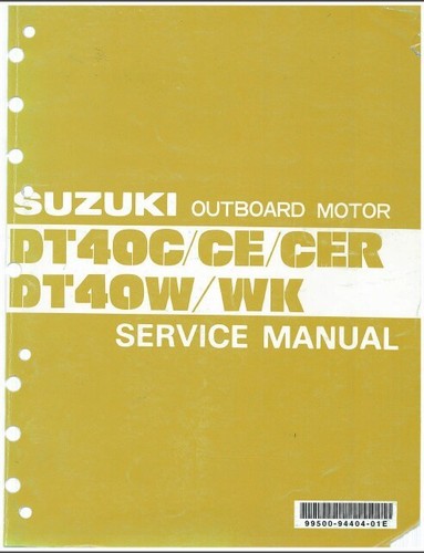 Suzuki dt40c dt40ce - dt40c,