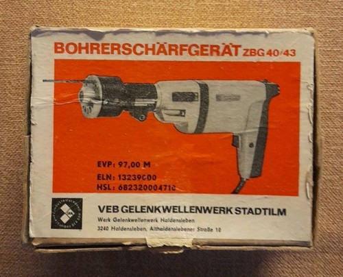 Bohrerschärfgerät zbg 43 - bohrerschärfgerät,