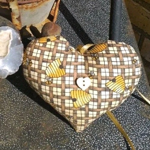 Bienen herz stoffherz - herz,