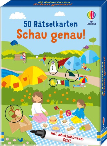 Rätselkarten schau genau - 50,