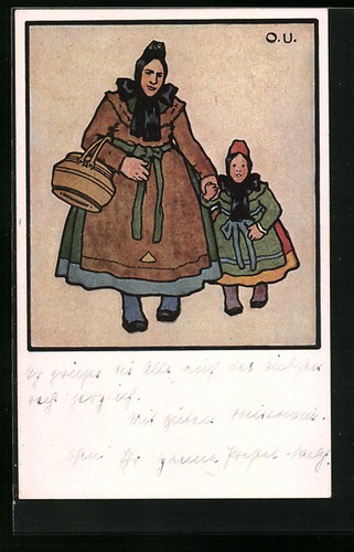 Künstler otto ubbelohde - künstler-ak,