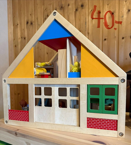 Holz puppenhaus 2 - holz,
