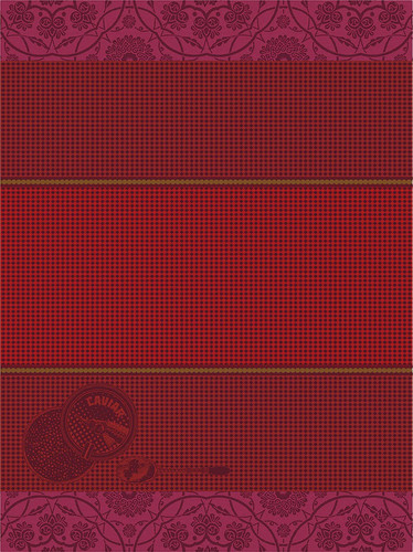 Jacquard francais tsar red - le,