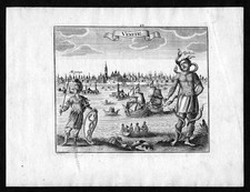 1746 Venezia Venedig Venice veduta incisione Ansicht Kupferstich antique print