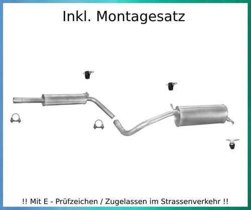 Auspuffanlage für polo - auspuffanlage, vw