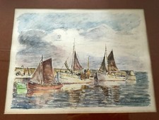 Paul Ernst Wilke Original signiert Impressionismus Segelboote