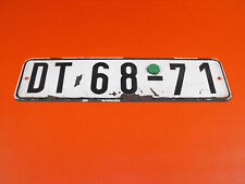 DDR Kennzeichen Nummernschild