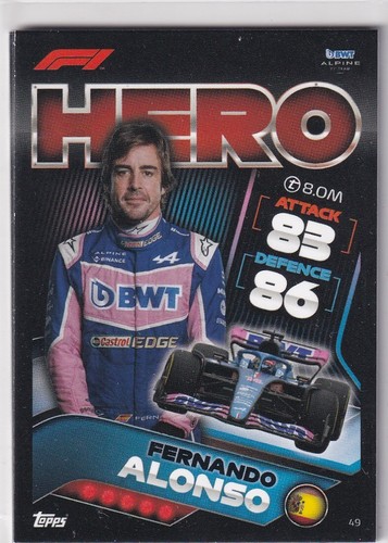 Topps turbo attax 2022 - f1,