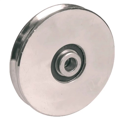 Seilrolle edelstahl gelagert - edelstahl,