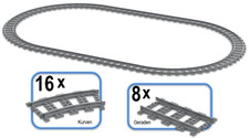 Lego City Eisenbahn Schienen