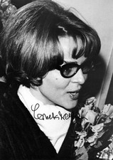 Conny Froboess - seltenes original Autogramm auf Großfoto -3-